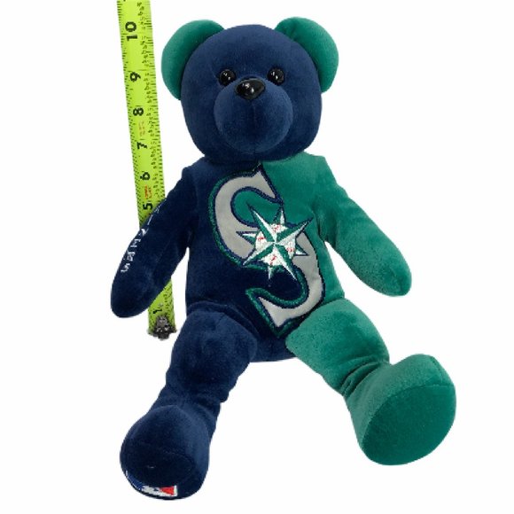 Team Beans Seattle Mariners Beanie Bear Blue Green - Picture 2 of 8